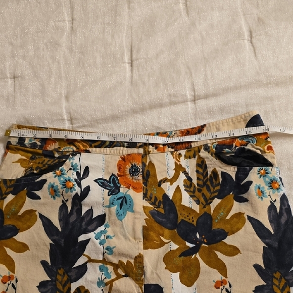 Etro Orange A-Line Knee-Length Skirt with Slit - Picture 12 of 14